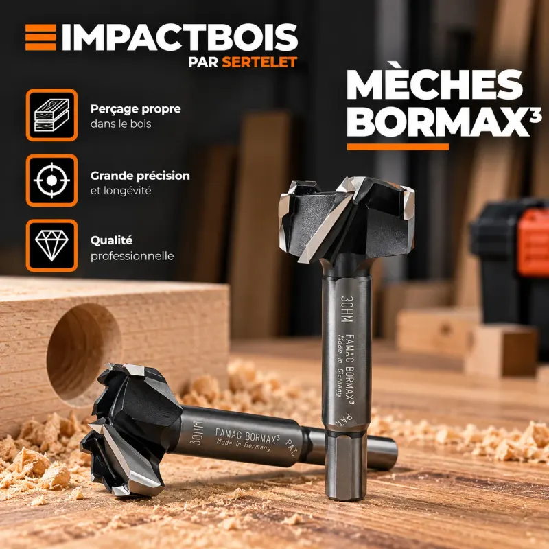 Foret Famag Bormax³ à pointe carbure